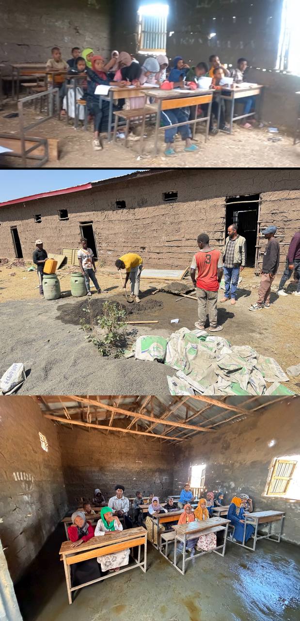 Classroom renovation and students